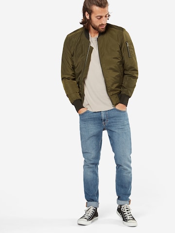 Urban Classics Between-Season Jacket in Green