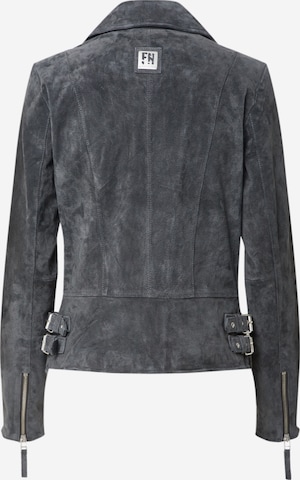 FREAKY NATION Wildlederjacke 'Taxi Driver' in Grau