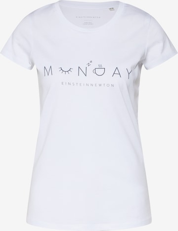 T-shirt 'Monday' EINSTEIN & NEWTON en blanc : devant