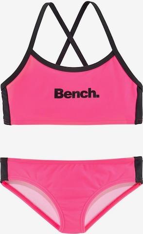 BENCH - Soutien Bustier Biquíni em rosa: frente