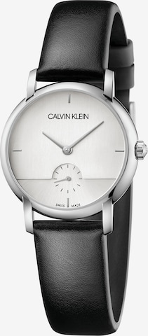 Calvin Klein Analog Watch 'ESTABLISHED' in Black: front