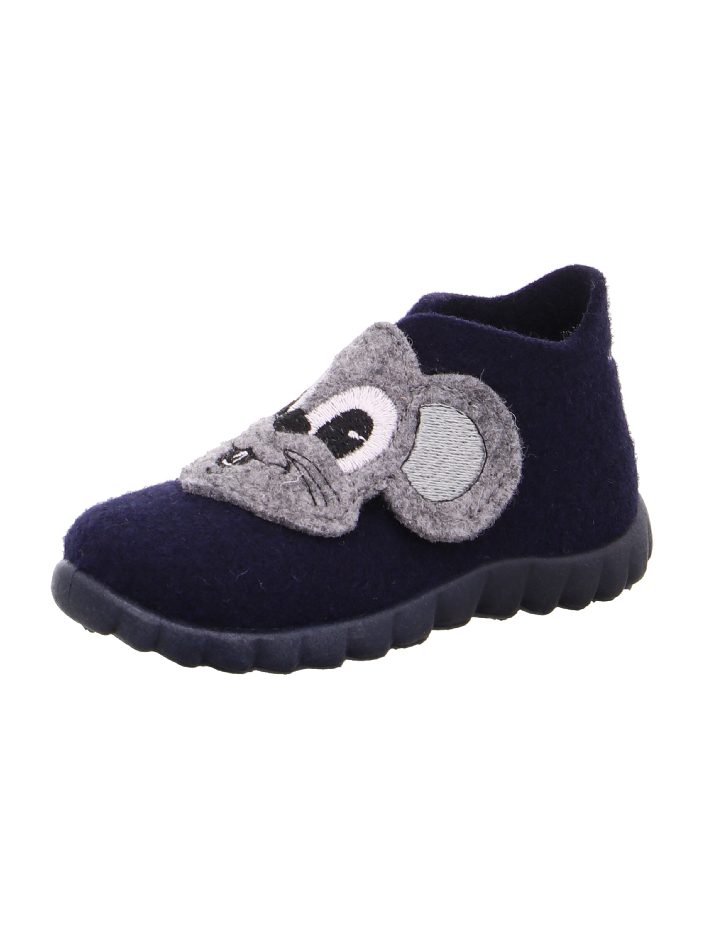 SUPERFIT Hausschuh 'Happy' in Blau: Vorderseite