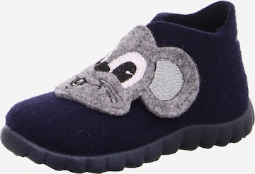 SUPERFIT Slippers 'Happy' in Blue: front
