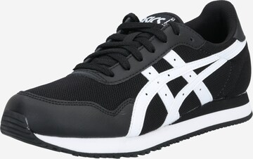 Baskets basses 'Tiger Runner' ASICS SportStyle en noir : devant