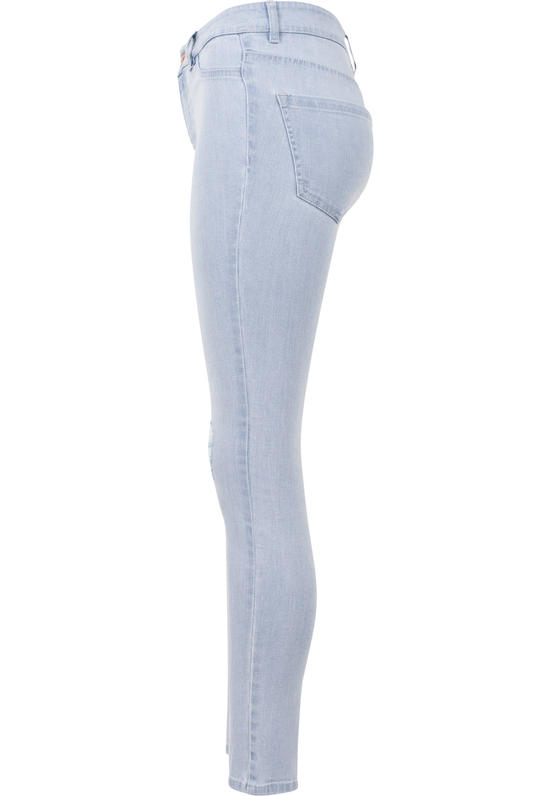 Urban Classics Skinny Džíny – modrá