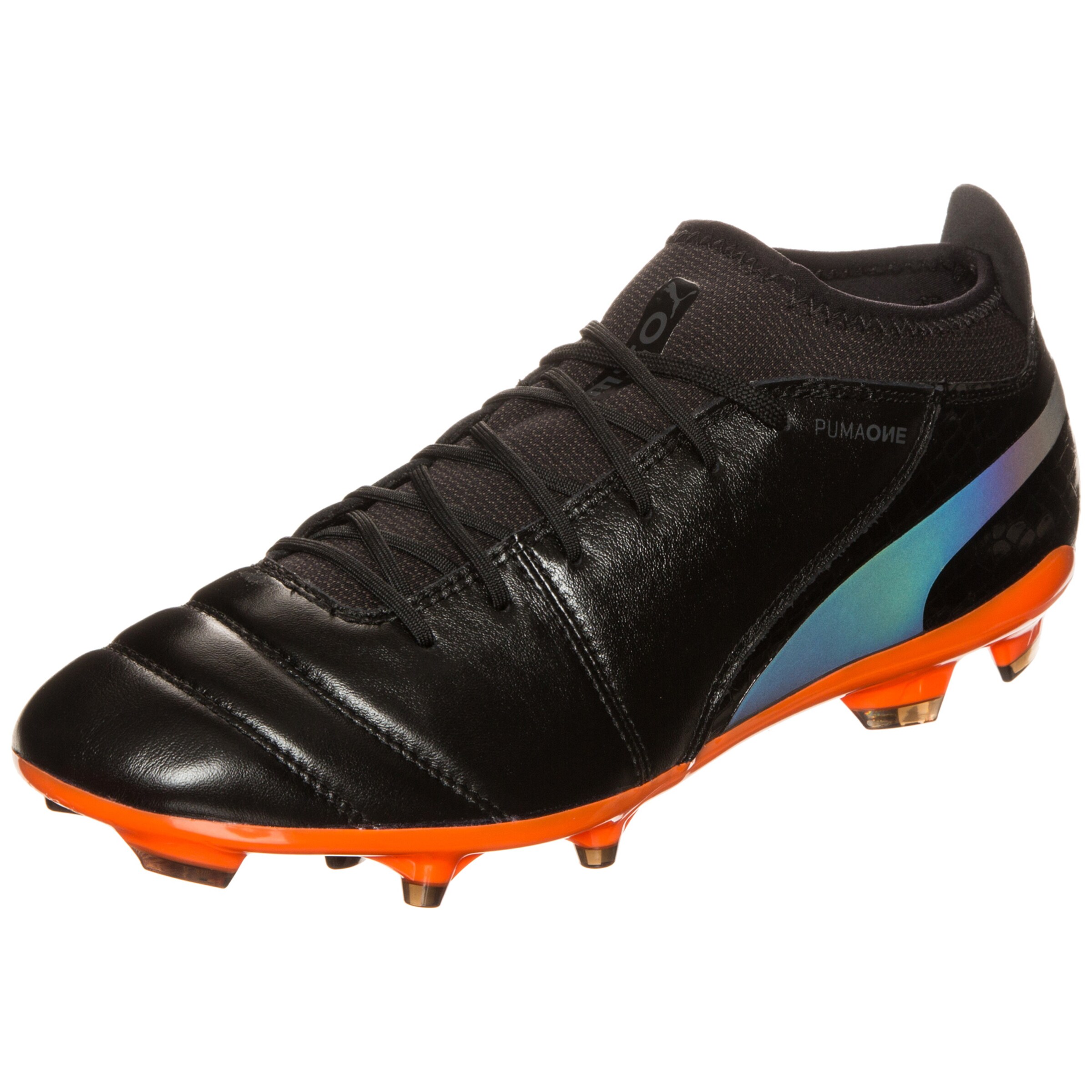 PUMA - Voetbalschoen 'ONE Lux 2 FG' in de kleur Donkeroranje