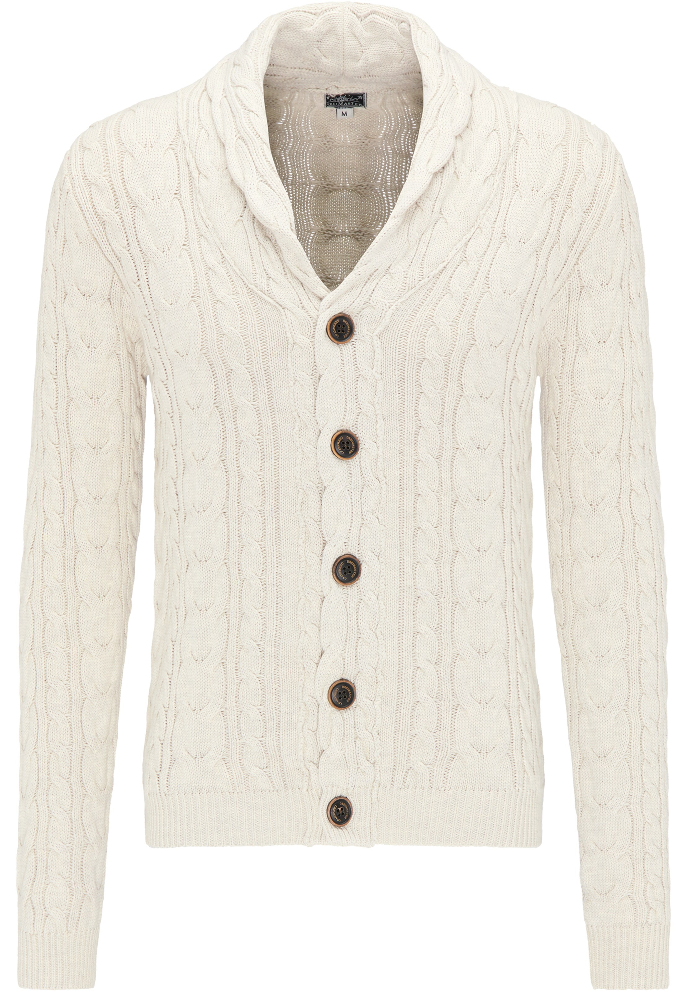 DREIMASTER - Gebreid vest in de kleur Wit