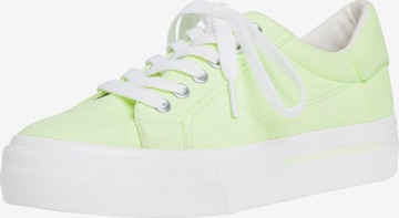 TAMARIS Sneakers laag in Groen: voorkant