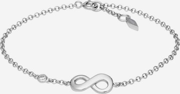 FOSSIL Armband 'Infinity' i silver: framsida
