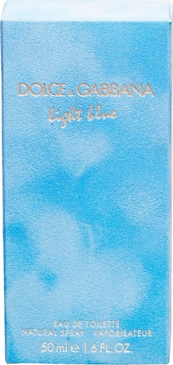 DOLCE & GABBANA 'Light Blue', Eau de Toilette in transparent, Produktansicht