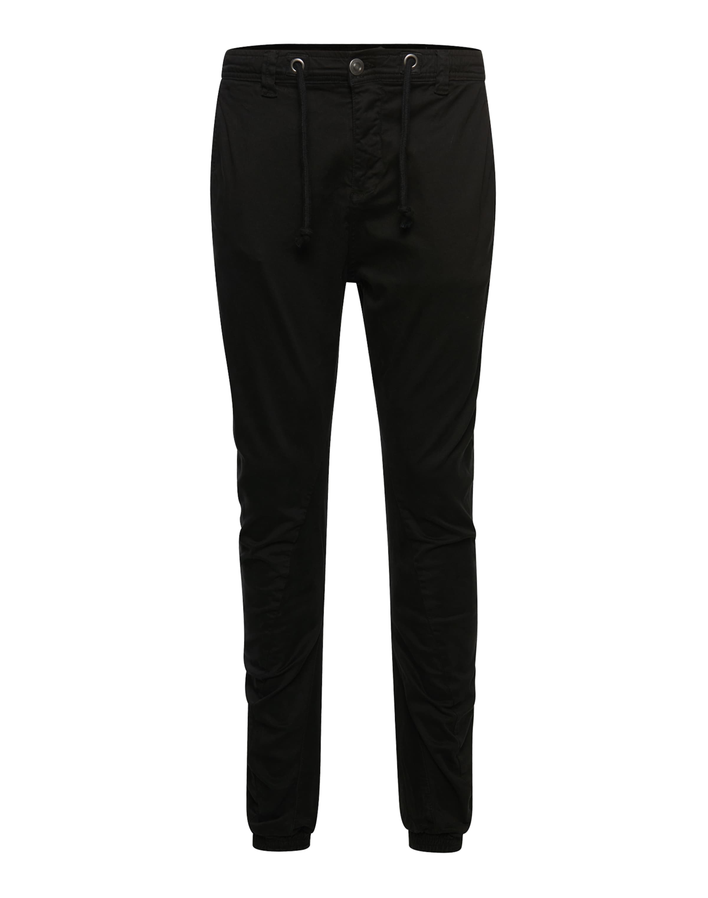 Tapered Pantaloni de la Urban Classics pe negru: față