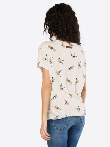 T-shirt 'Spring Girl' naketano en beige : derrière