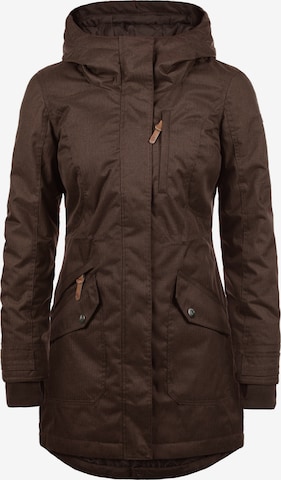 DESIRES Winterparka 'Bella' in Bruin: voorkant