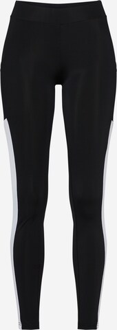 Urban Classics Skinny Leggings in Zwart: voorkant