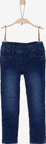 s.Oliver Slimfit Jeans in Blauw: voorkant