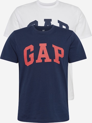 GAP Shirt 'Arch' in Wit: voorkant
