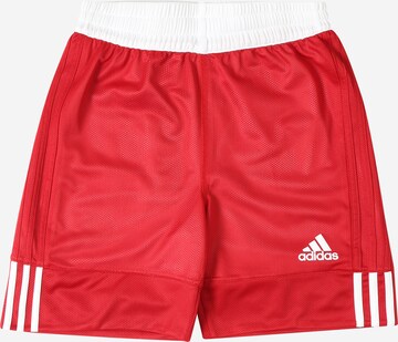 ADIDAS SPORTSWEAR Loose fit Workout Pants '3G Speed' in Red: front