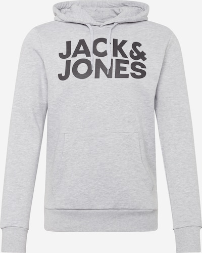 JACK & JONES Sweat-shirt en gris clair / noir, Vue avec produit