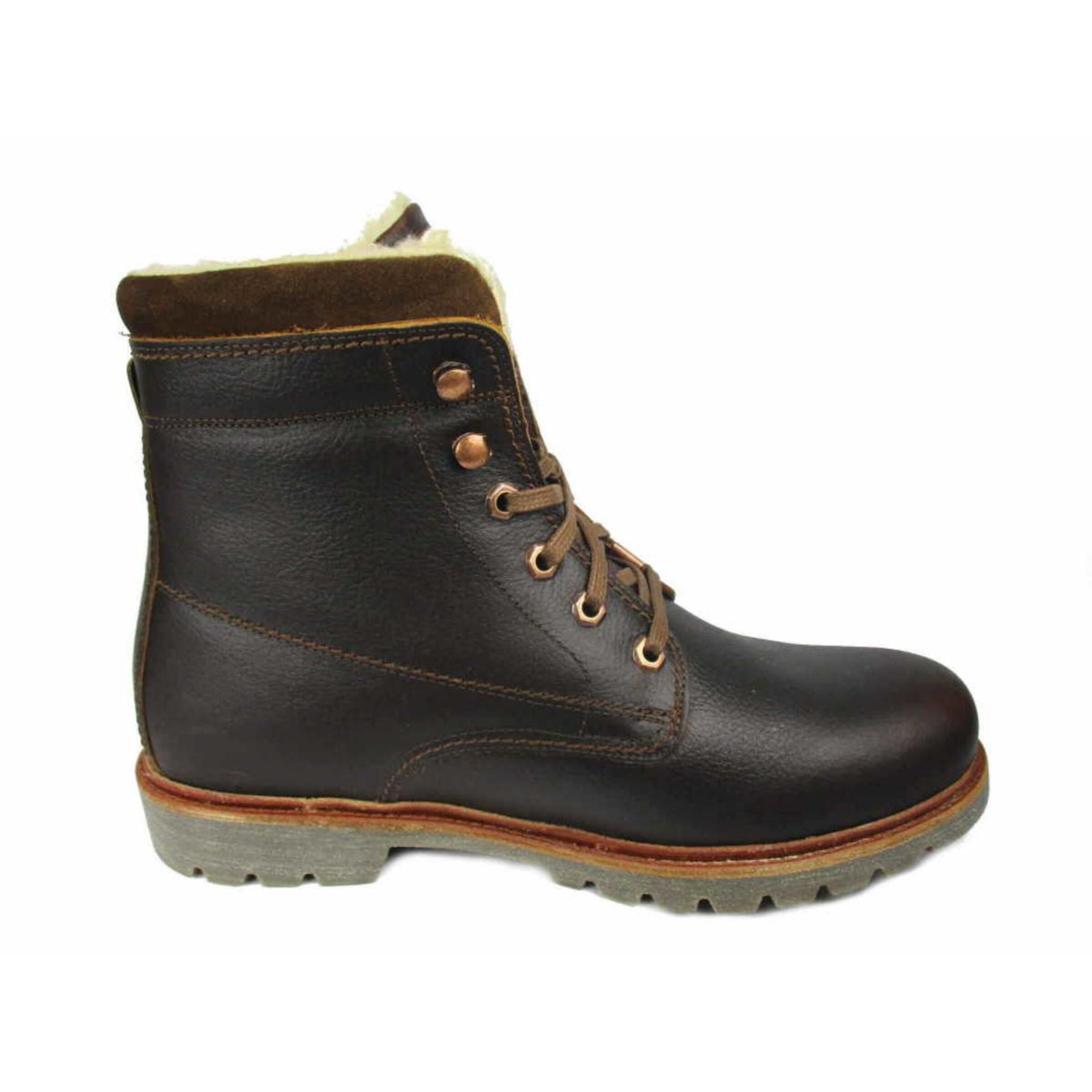 Bocanci cu șireturi de la PANAMA JACK pe maro