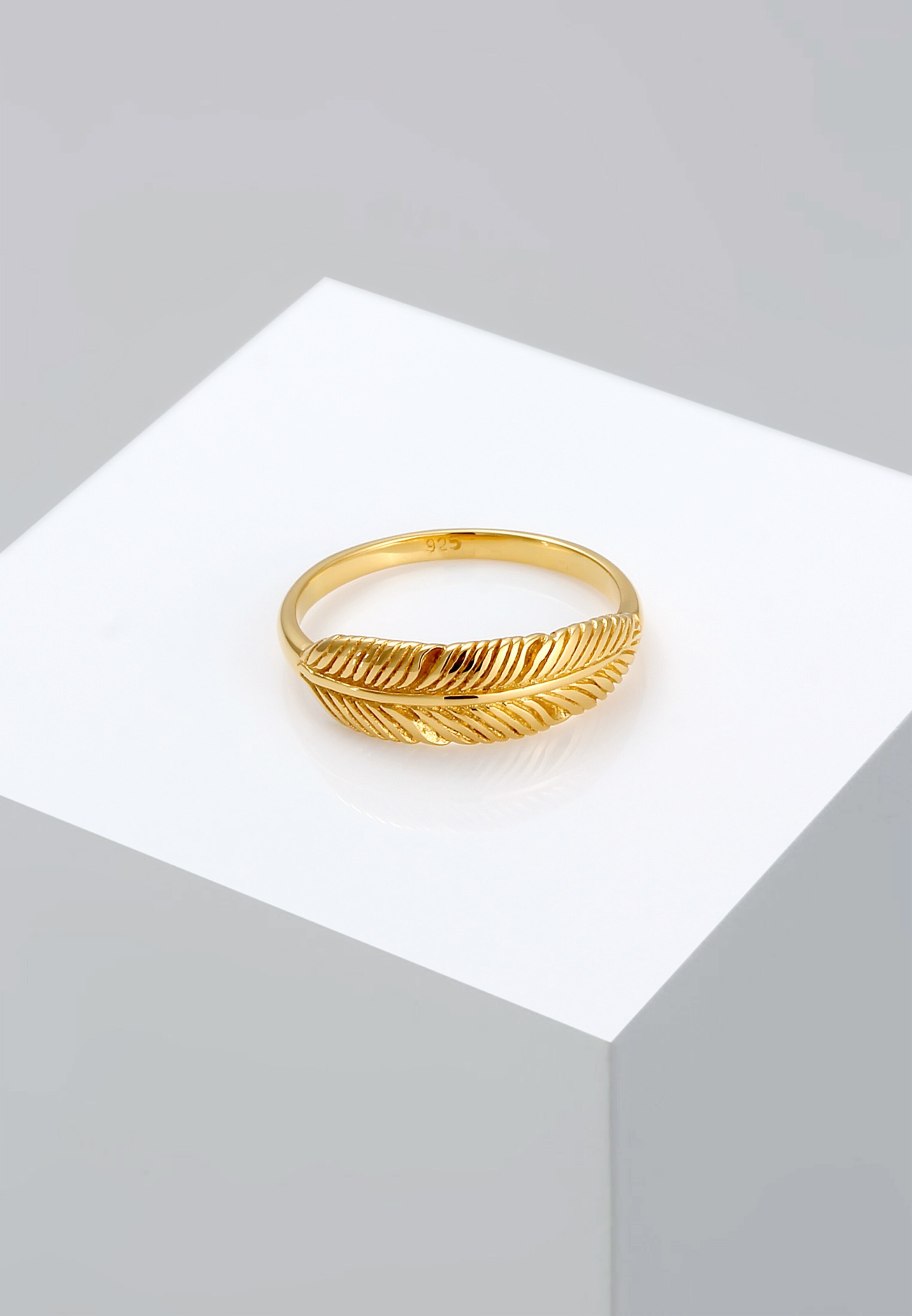 ELLI Ring 'Feder' in Gold