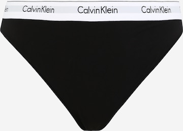 Calvin Klein Underwear Thong in Black: front