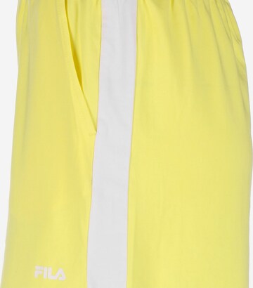 Effilé Pantalon de sport 'Badu' FILA en jaune