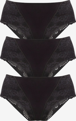 Slip modellante di PETITE FLEUR in nero: frontale