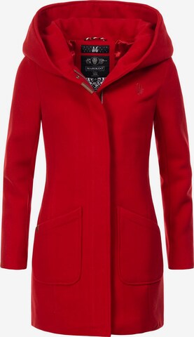 MARIKOO Between-Seasons Coat 'Maikoo' in Red: front