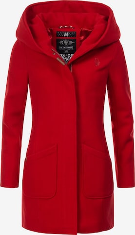 MARIKOO Between-Seasons Coat 'Maikoo' in Red: front