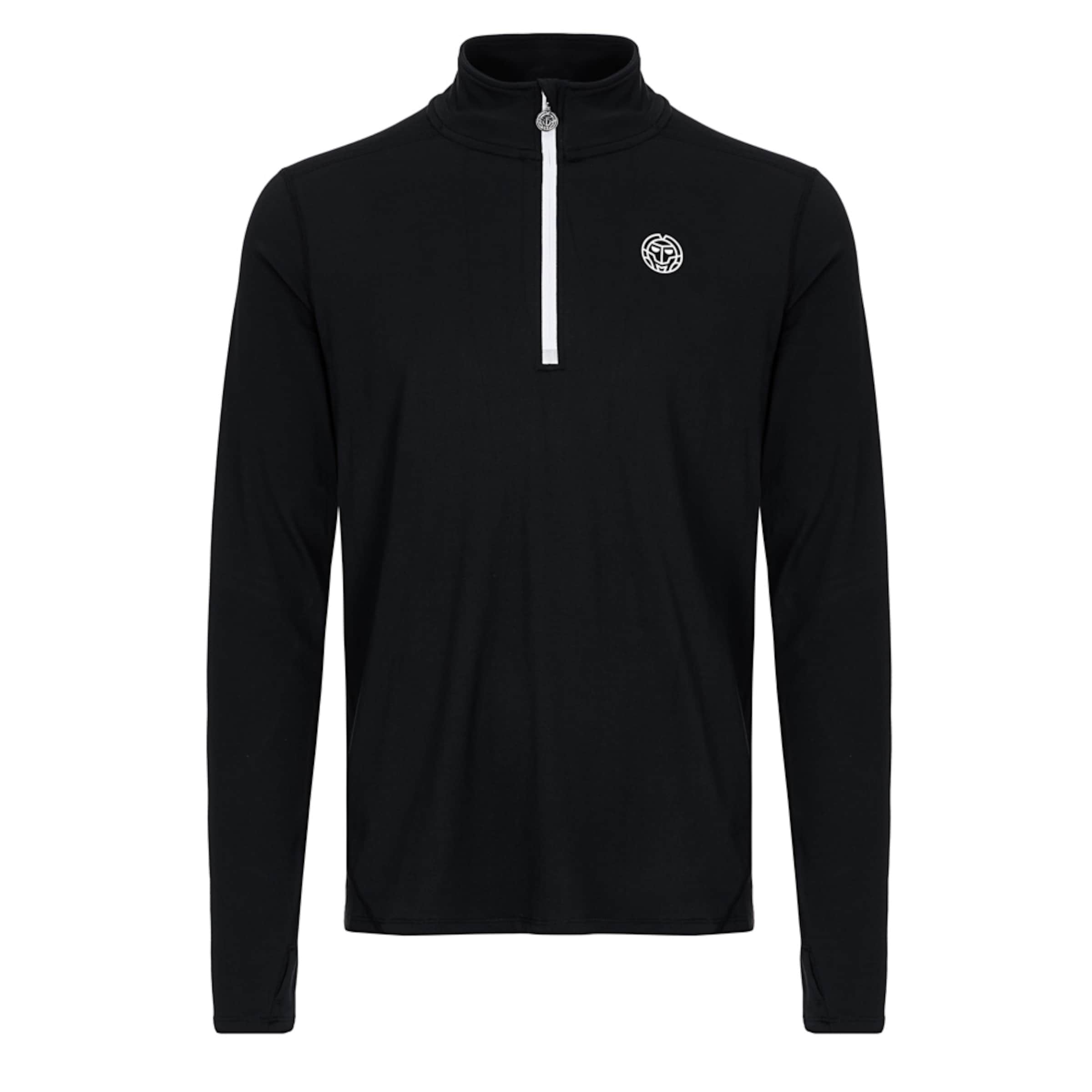 BIDI BADU - Langarmshirt 'Zac' in schwarz