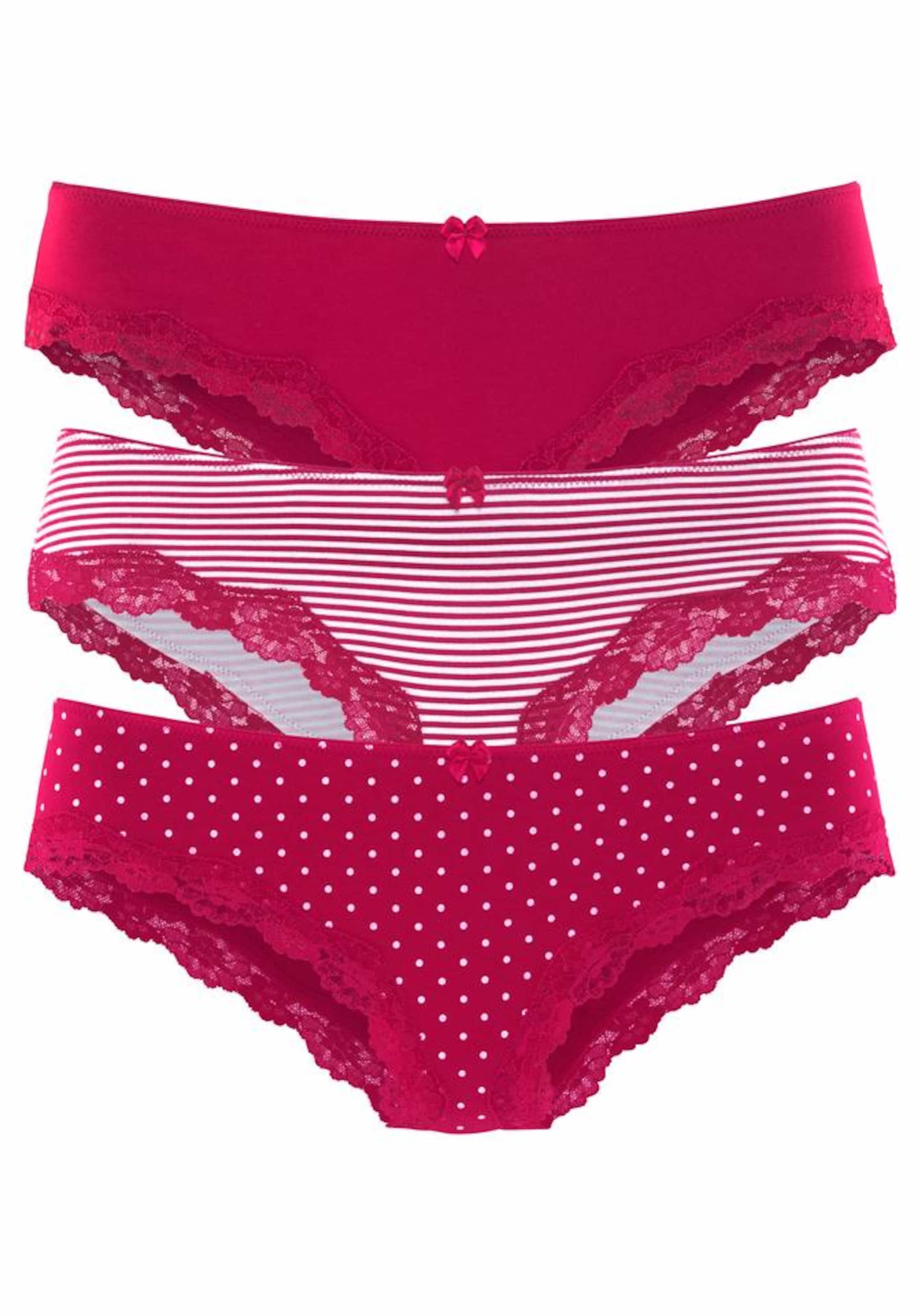 Slip LASCANA en rouge : devant