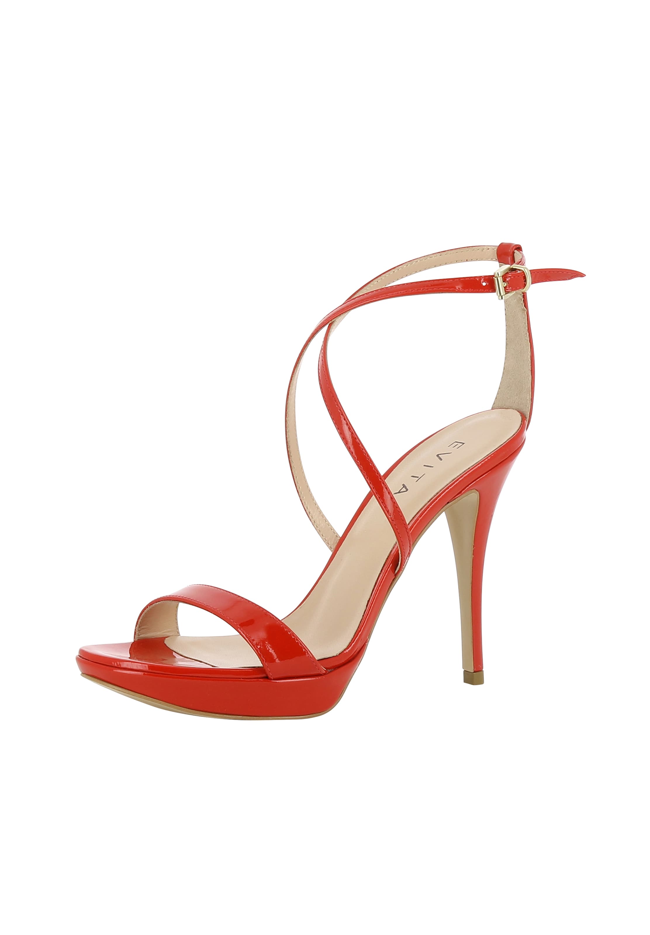EVITA Sandalen met riem 'Valeria' in Rood: voorkant