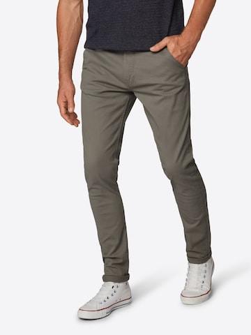 BLEND Slimfit Chino nadrág - szürke: elől