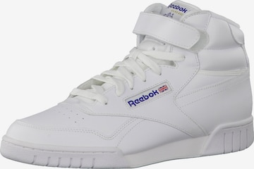 Sneaker înalt 'Ex-O-Fit Hi' de la Reebok Classics pe alb: față