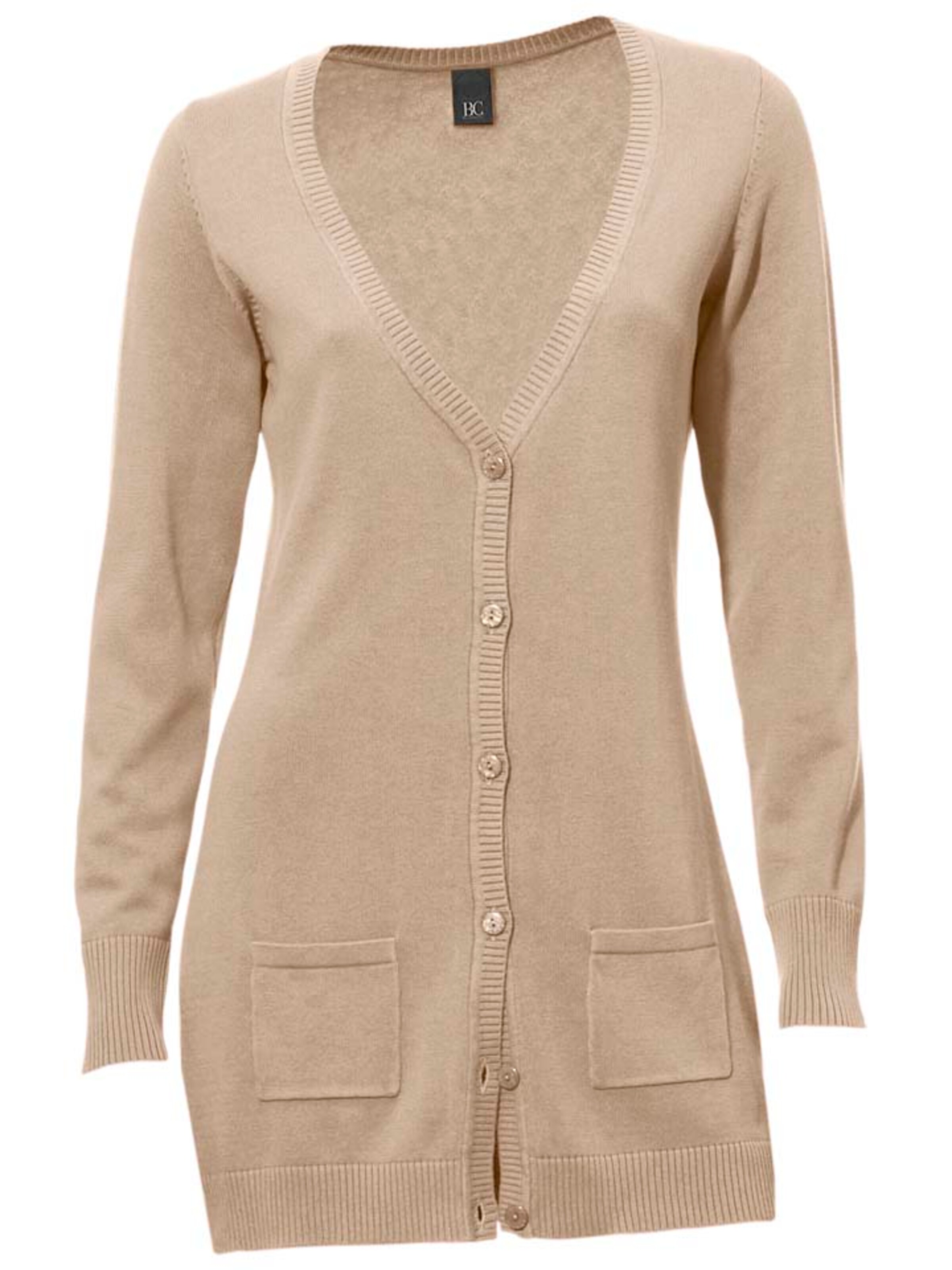 heine Knit cardigan in Beige: front