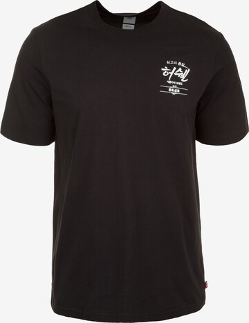 T-Shirt Herschel en noir : devant