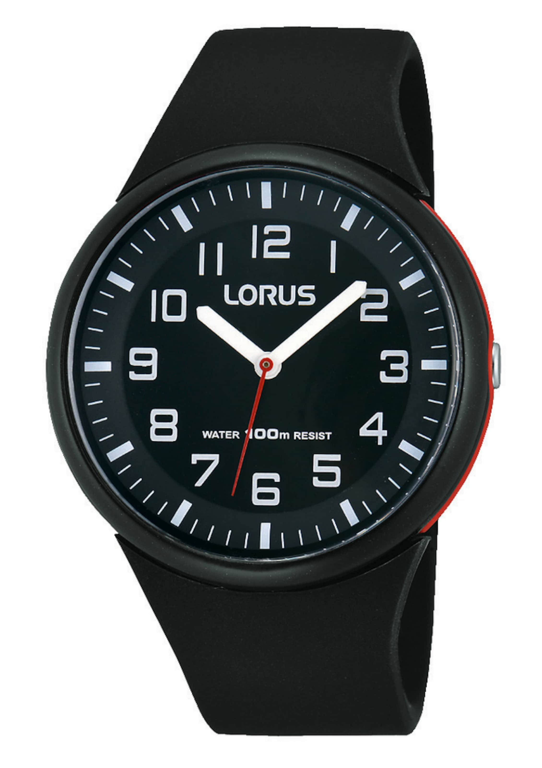LORUS Quarzuhr 'RRX47DX9' in Schwarz: Vorderseite
