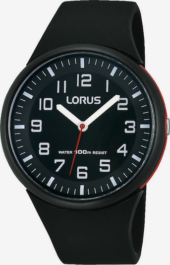 LORUS Quarzuhr 'RRX47DX9' in rot / schwarz, Produktansicht