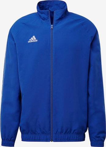 ADIDAS SPORTSWEAR Trainingsjack 'Core 18' in Blauw: voorkant