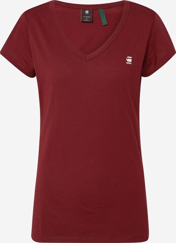 G-Star RAW Shirt 'Eyben V' in Rood: voorkant