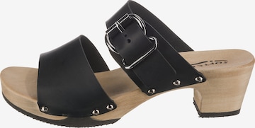 SOFTCLOX Mules 'Katja' in Black