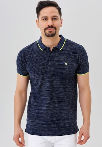 INDICODE JEANS Shirt ' Mecklenburgh ' in Blauw: voorkant