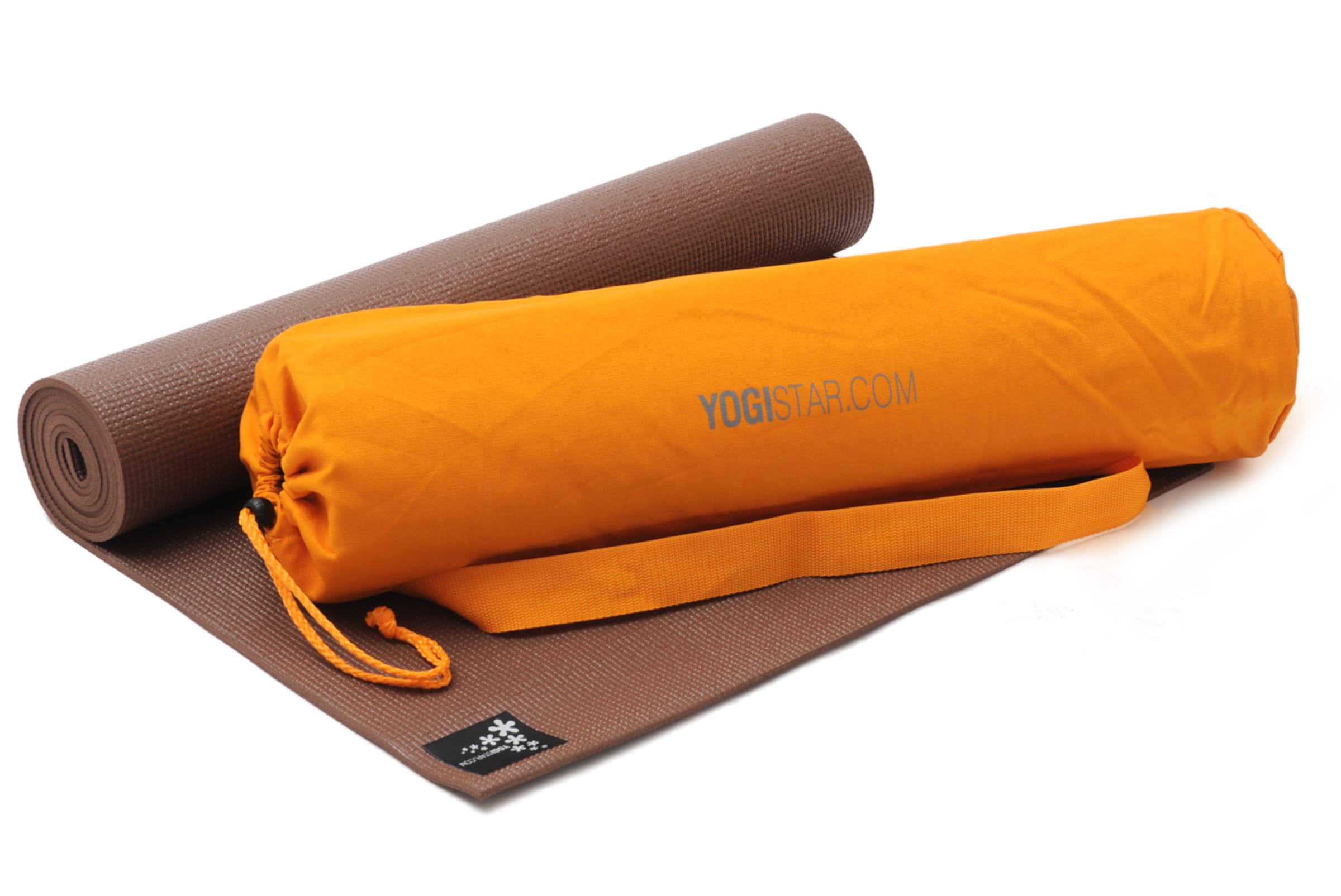 YOGISTAR.COM Yoga-set Starter Edition in Braun: Vorderseite