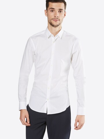 Coupe slim Chemise SCOTCH & SODA en blanc