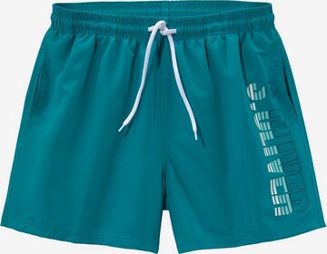 s.Oliver Board Shorts in Green: front