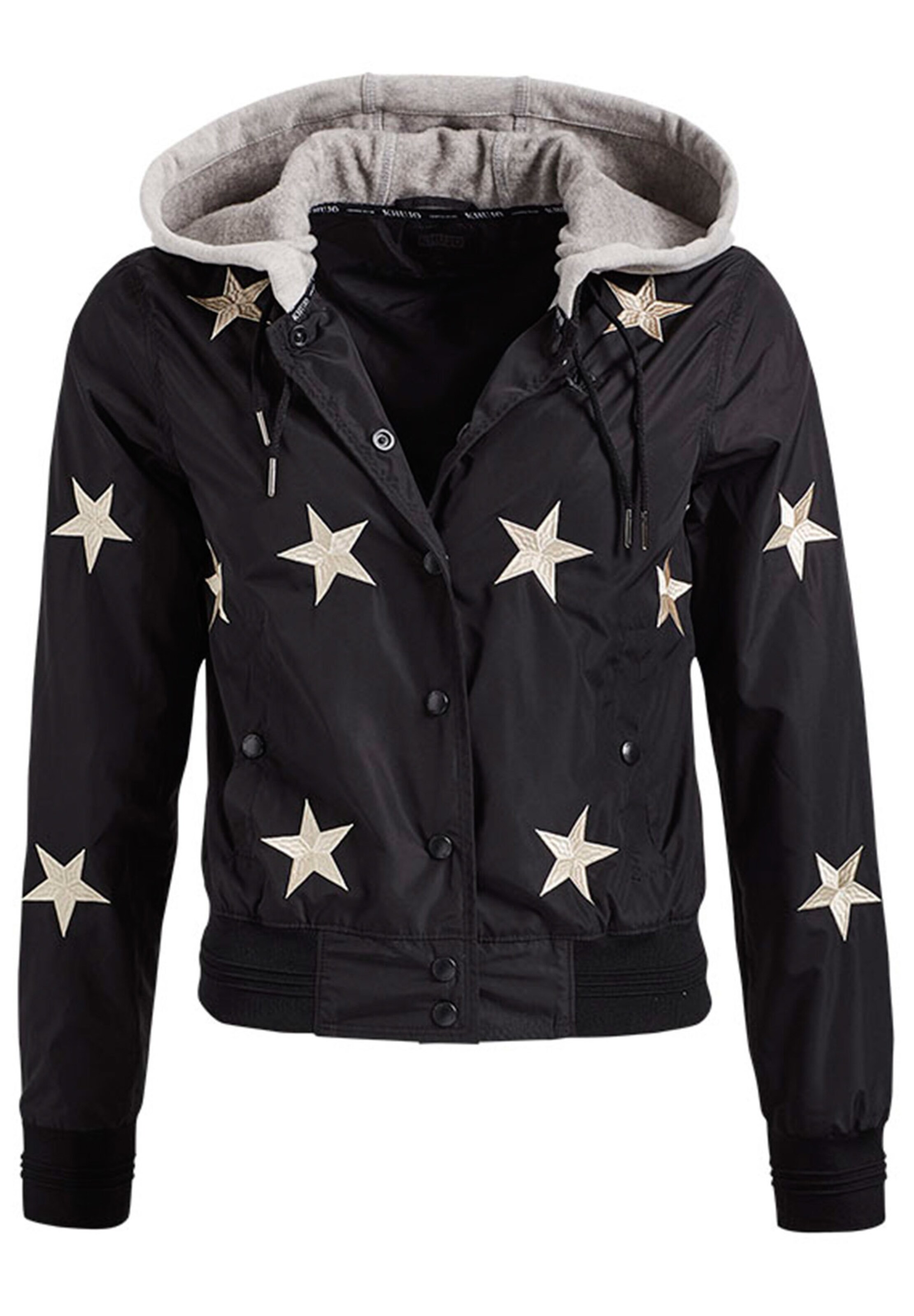 khujo - Tussenjas 'ESLEM' in de kleur Grijs gemêleerd