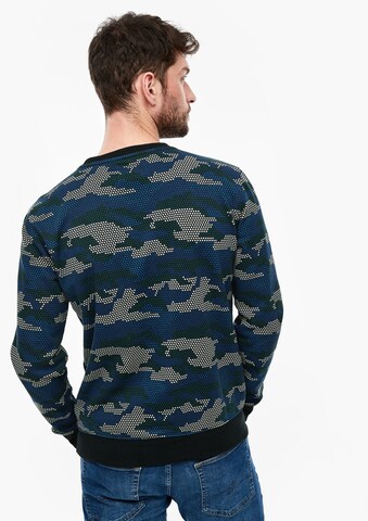 QS Sweatshirt in Blau