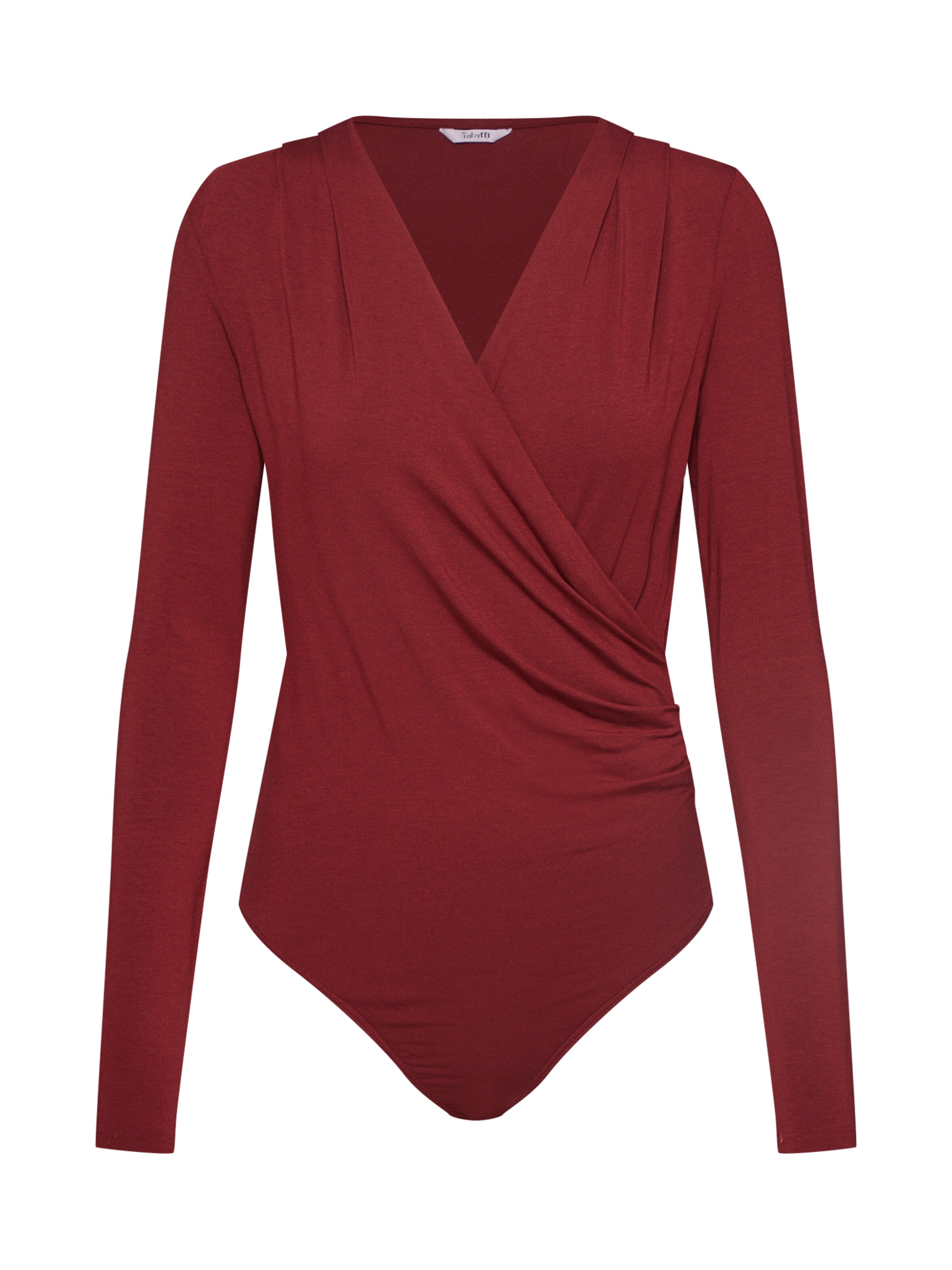 mbym - Shirt 'Lione' in de kleur Wijnrood