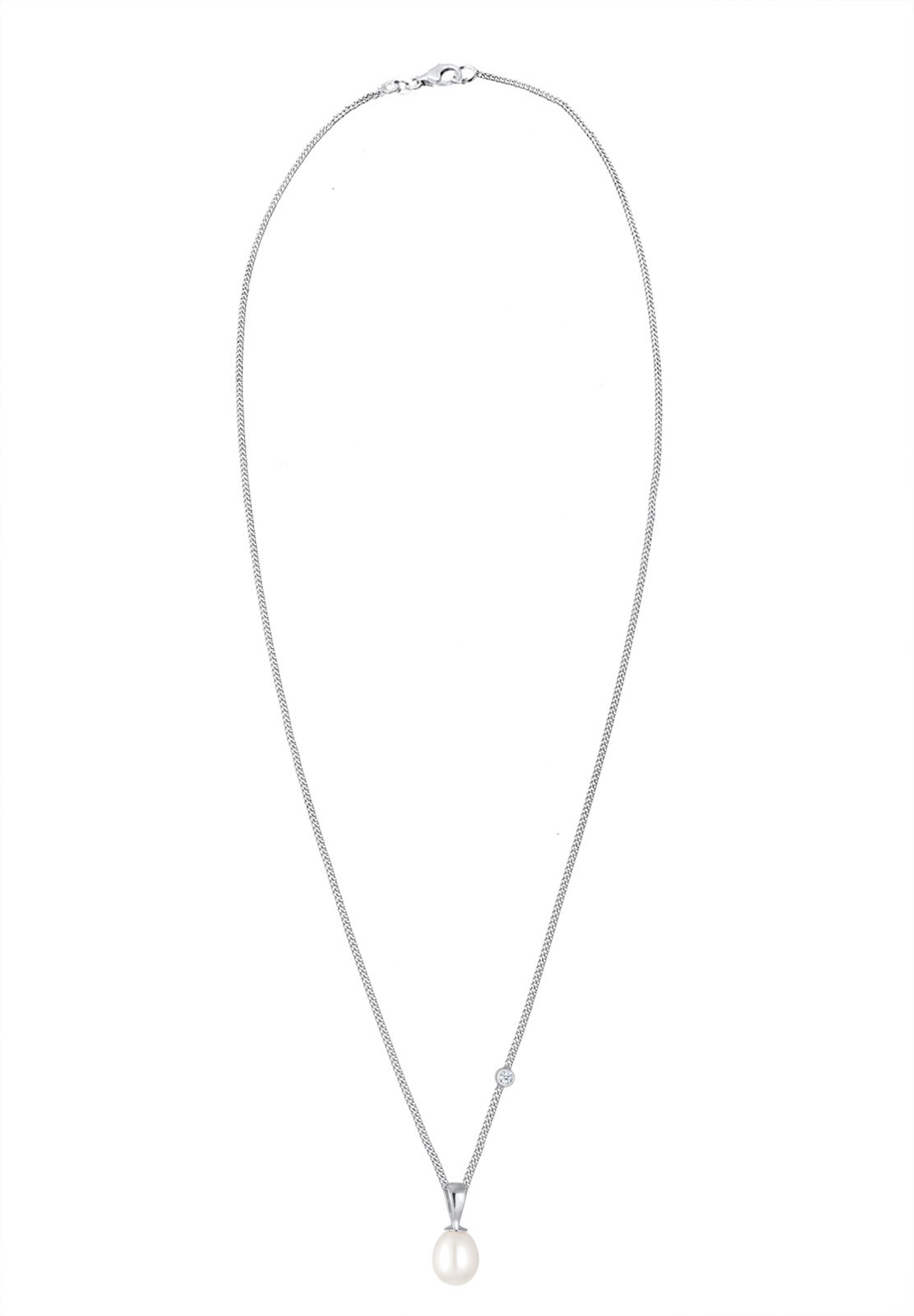 Elli DIAMONDS Ketting in Zilver: voorkant
