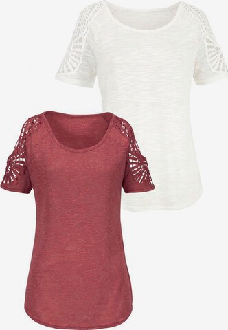 VIVANCE Shirt in Red: front